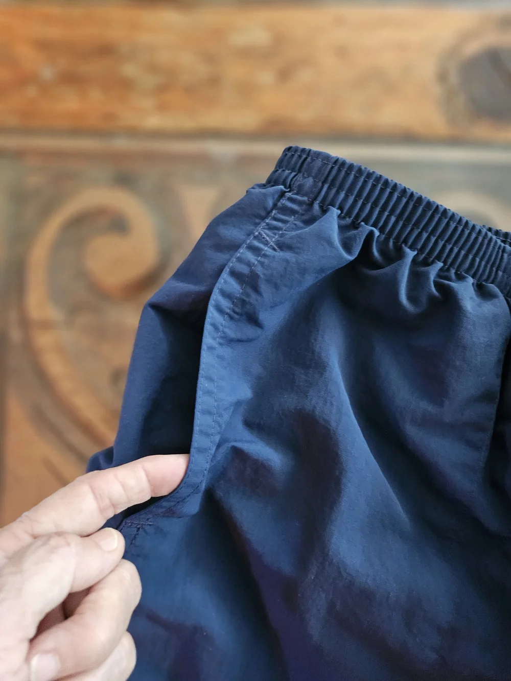 Patagonia Mens Navy Blue Lined Swim/Board Shorts Size M